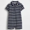 Baby-Jersey-Poloshirt-Shorty-Einteiler