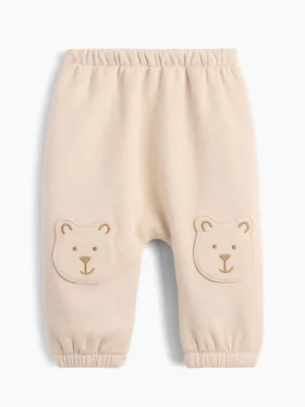 Baby-Jogginghose „Vintagesoft“ mit Brannan-Bär-Knieaufnähern