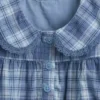 Baby-Kleid mit Kragen und Karomuster
