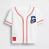 Baby & Kleinkind-Baseball-Jersey-T-Shirt mit Brannan-Bär-Logo