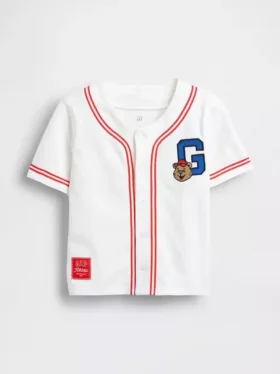 Baby & Kleinkind-Baseball-Jersey-T-Shirt mit Brannan-Bär-Logo