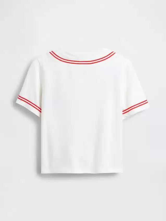 Baby & Kleinkind-Baseball-Jersey-T-Shirt mit Brannan-Bär-Logo