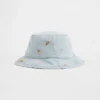Baby & Kleinkind Bestickter Denim-Bucket-Hut