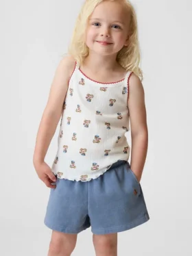 Baby & Kleinkind-Cami-Top „Brannan Bear“ mit Pointelle-Strick