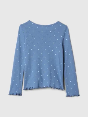 Baby & Kleinkind-Henley-Oberteil aus Pointelle