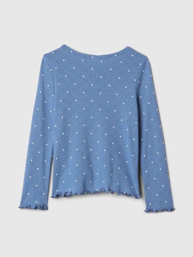 Baby & Kleinkind-Henley-Oberteil aus Pointelle