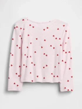Baby & Kleinkind-Henley-Oberteil aus Pointelle