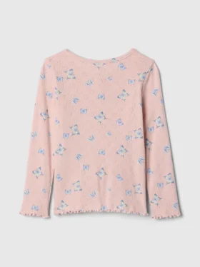 Baby & Kleinkind-Henley-Oberteil aus Pointelle