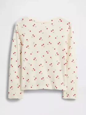 Baby & Kleinkind-Henley-Oberteil aus Pointelle
