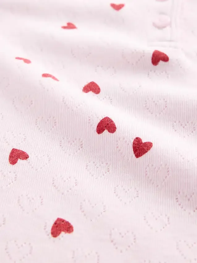 Baby & Kleinkind-Henley-Oberteil aus Pointelle