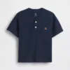 Baby & Kleinkind-Henley-T-Shirt mit Tasche