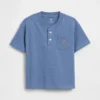 Baby & Kleinkind-Henley-T-Shirt mit Tasche