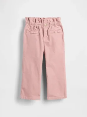 Baby & Kleinkind-Jeans aus Samt mit Schleife