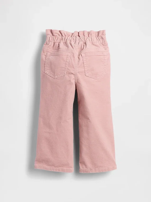 Baby & Kleinkind-Jeans aus Samt mit Schleife