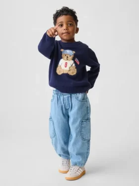 Baby & Kleinkind-Jeans „Brannan Bear Pocket Pull-On Barrel“