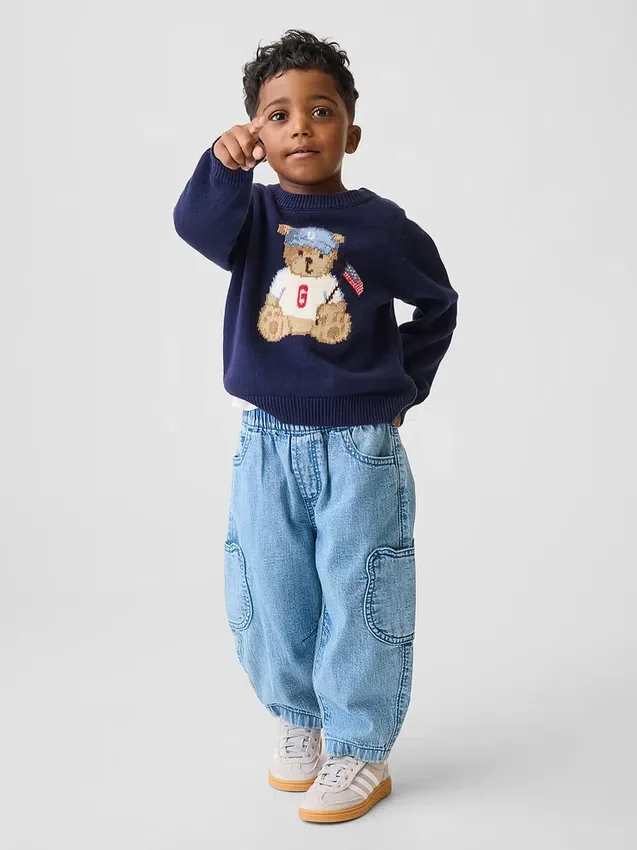 Baby & Kleinkind-Jeans „Brannan Bear Pocket Pull-On Barrel“
