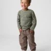 Baby & Kleinkind-Jeans mit Bären-Aufnähern und seitlichen Taschen