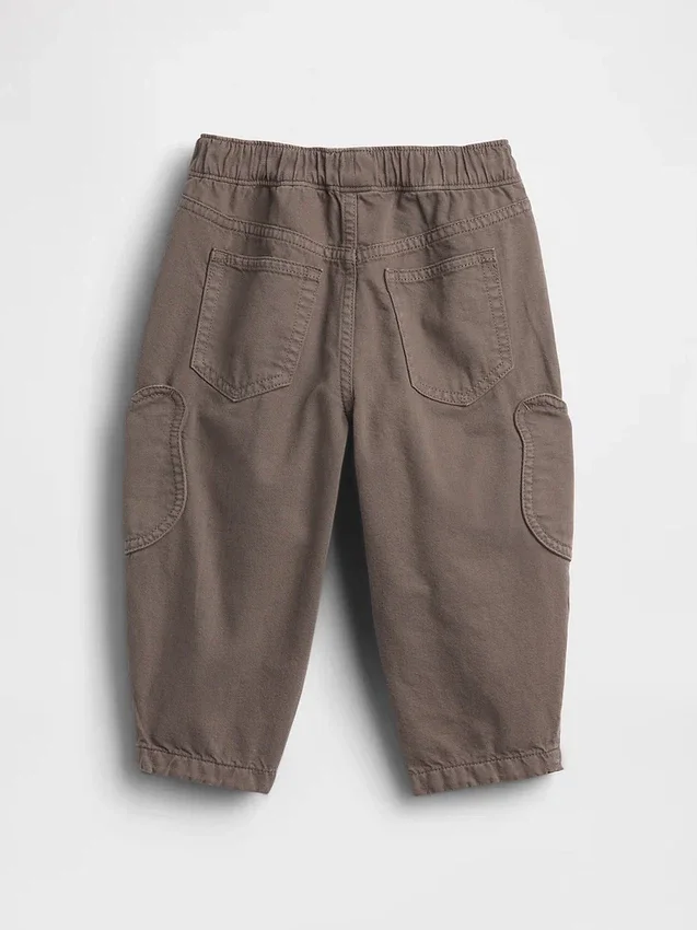 Baby & Kleinkind-Jeans mit Bären-Aufnähern und seitlichen Taschen