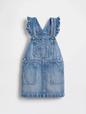 Baby & Kleinkind-Jeans-Rüschen-Latzhose