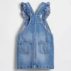 Baby & Kleinkind-Jeans-Rüschen-Latzhose