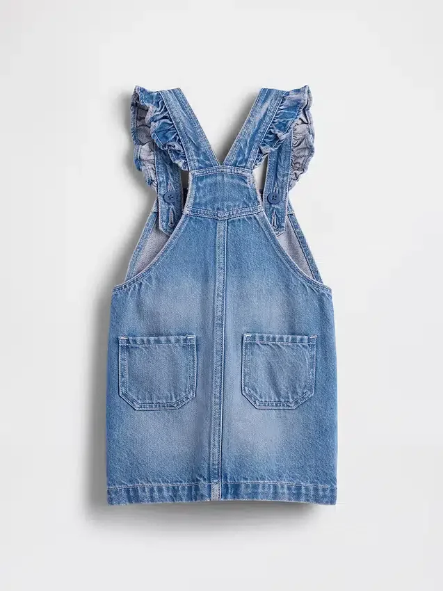 Baby & Kleinkind-Jeans-Rüschen-Latzhose