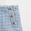 Baby & Kleinkind-Jeans-Shorts im Matrosen-Gingham-Look zum Hineinschlüpfen