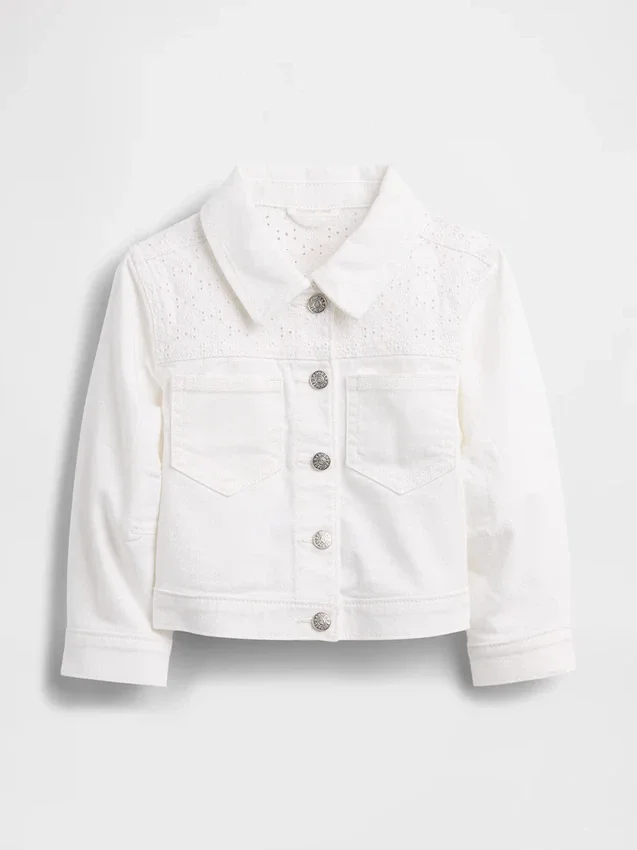 Baby & Kleinkind-Jeansjacke mit Ösen
