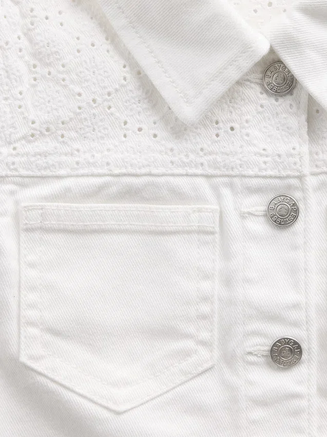 Baby & Kleinkind-Jeansjacke mit Ösen