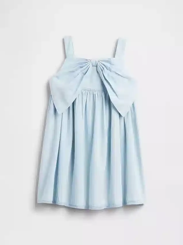 Baby & Kleinkind-Jeanskleid mit Schleife