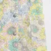 Baby & Kleinkind-Jumperkleid aus Denim mit Blumenmuster