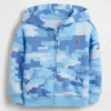 Baby & Kleinkind-Kapuzenpullover mit Reißverschluss „Vintagesoft Camo“