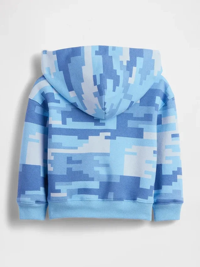 Baby & Kleinkind-Kapuzenpullover mit Reißverschluss „Vintagesoft Camo“