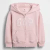 Baby & Kleinkind-Kapuzenpullover „Vintagesoft“ mit Reißverschluss und Logo