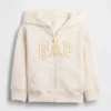 Baby & Kleinkind-Kapuzenpullover „Vintagesoft“ mit Reißverschluss und Logo