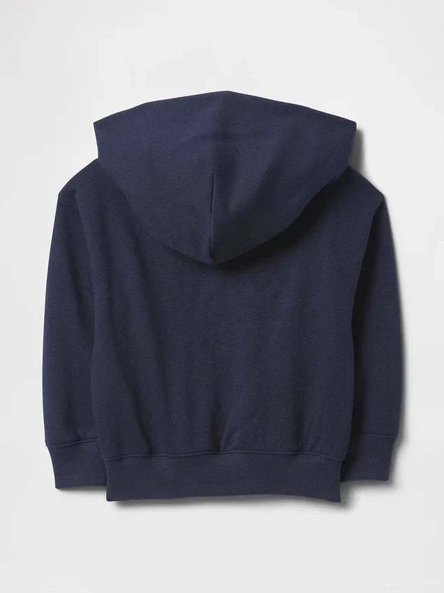 Baby & Kleinkind-Kapuzenpullover „Vintagesoft“ mit Reißverschluss und Logo