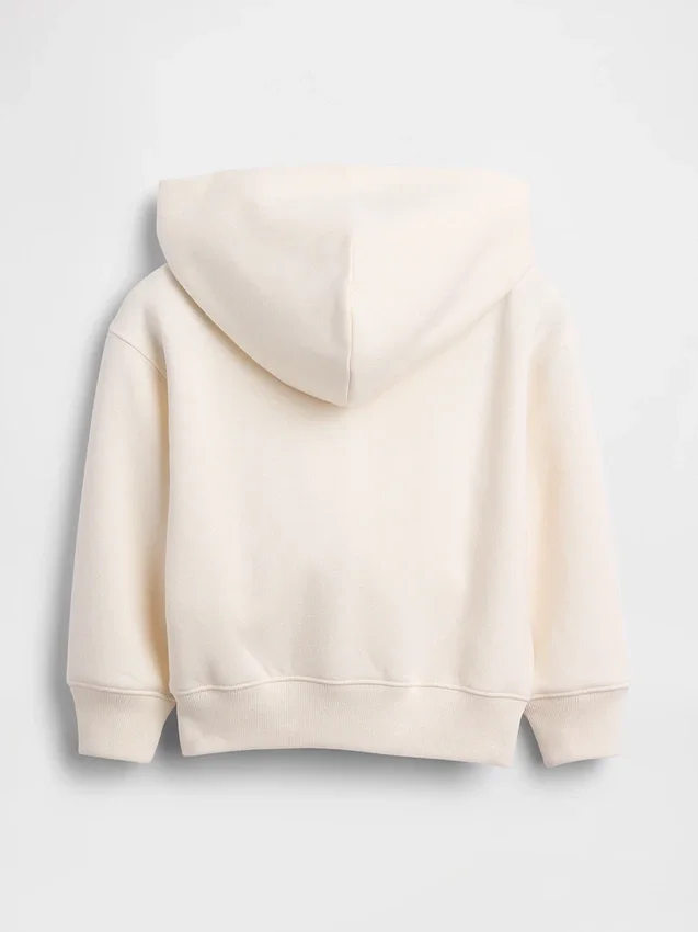 Baby & Kleinkind-Kapuzenpullover „Vintagesoft“ mit Reißverschluss und Logo