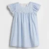 Baby & Kleinkind-Kleid aus Gingham mit Lochstickerei