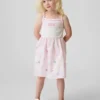 Baby & Kleinkind-Kleid im Schürzenstil aus verschiedenen Materialien