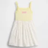 Baby & Kleinkind-Kleid im Schürzenstil aus verschiedenen Materialien