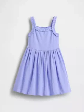 Baby & Kleinkind-Kleid im Schürzenstil aus verschiedenen Materialien