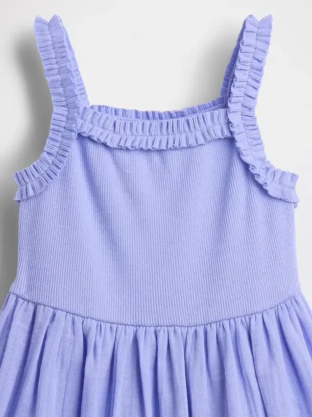 Baby & Kleinkind-Kleid im Schürzenstil aus verschiedenen Materialien
