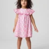 Baby & Kleinkind-Kleid mit Blumenmuster und Rüschen