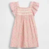 Baby & Kleinkind-Kleid mit Flatterärmeln und Blumenmuster