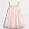 Baby & Kleinkind-Kleid mit Lochstickerei