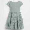 Baby & Kleinkind-Kleid mit Stufenrock und Spitzenbesatz
