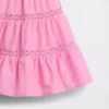 Baby & Kleinkind-Kleid mit Stufenrock und Spitzenbesatz