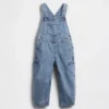 Baby & Kleinkind-Latzhose mit Herz-Tasche und Hufeisen-Design