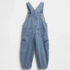 Baby & Kleinkind-Latzhose mit Herz-Tasche und Hufeisen-Design