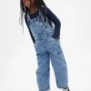 Baby & Kleinkind-Latzhose mit Herz-Tasche und Hufeisen-Design