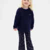 Baby & Kleinkind-Leggings mit weichem Futter und ausgestelltem Bein
